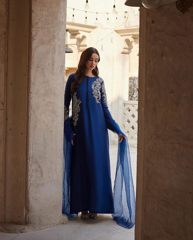 Kanwal Malik blue wedding edition