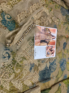 Maria b printed chiffon wedding edition