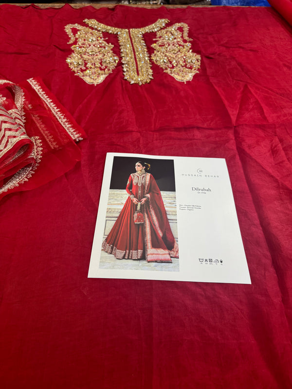 Hussain Rehar dilruba chiffon wedding edition
