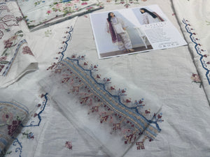 Coco by Zara shahjahan white multi