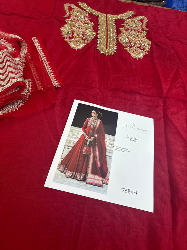 Hussain Rehar dilruba chiffon wedding edition
