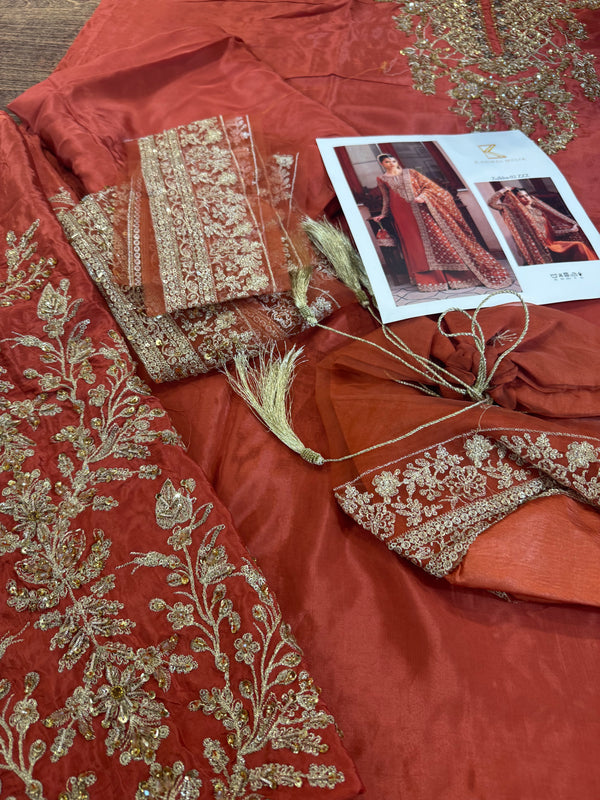 Kanwal malik rust wedding edition