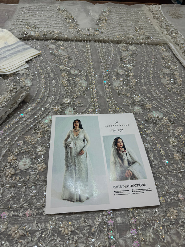 Hussain rehar white premium wedding edition