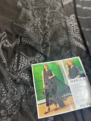 Maria B black premium lawn 2025