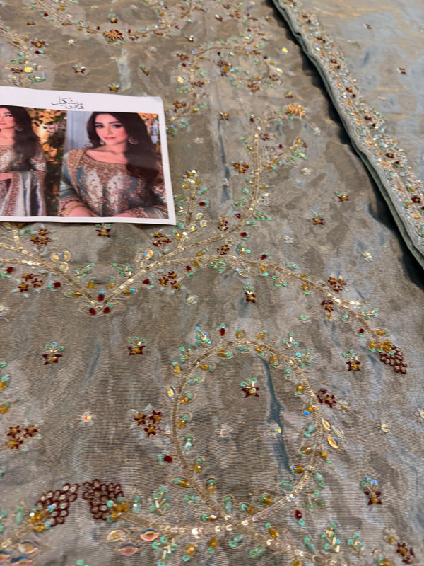 Haris Shakeel mint double shade wedding edition brand haris Shakeel