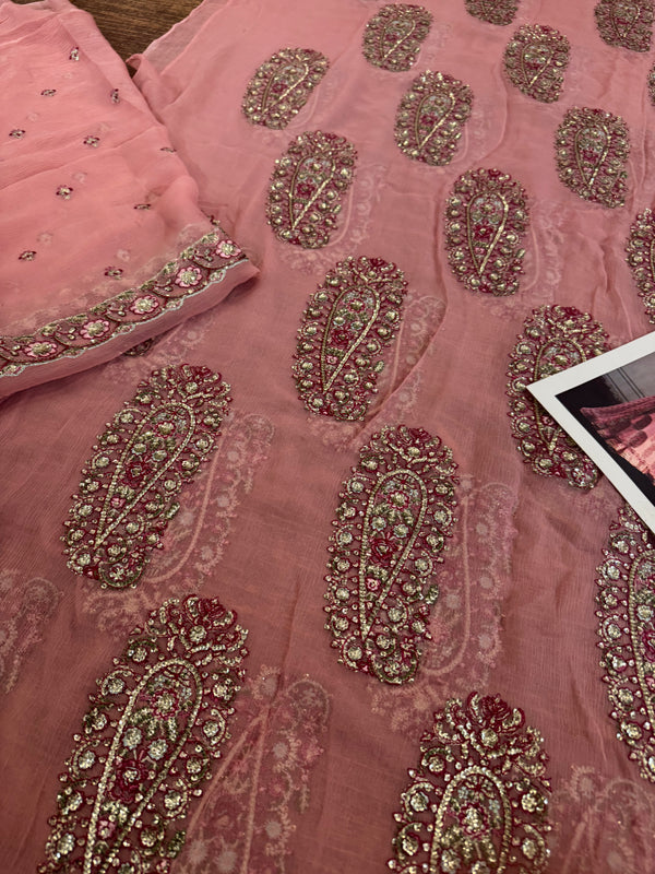 Hussain rehar pink wedding edition