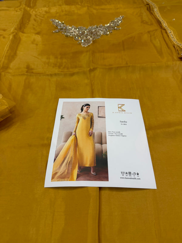 Kanwal Malik yellow wedding edition