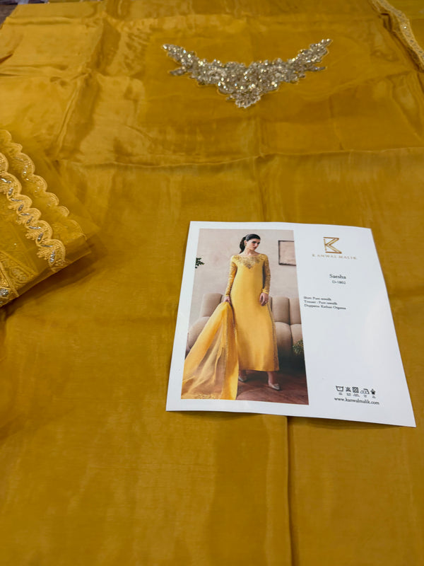 Kanwal Malik yellow wedding edition