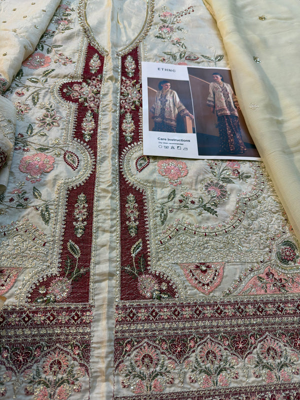 Ethnic ivory red wedding edition