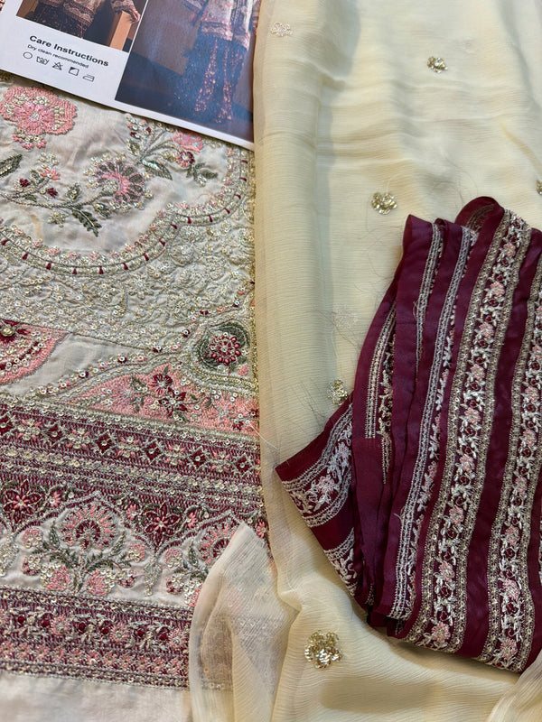 Ethnic ivory red wedding edition