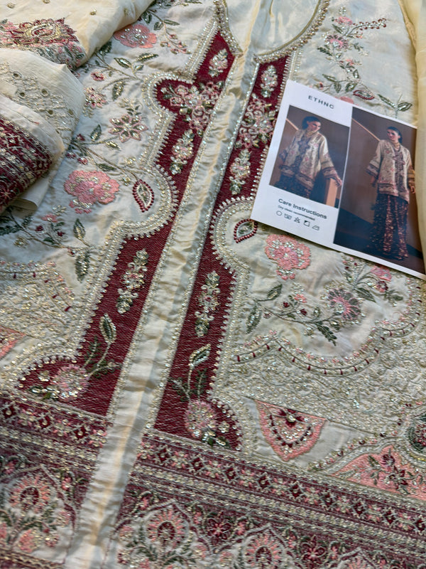 Ethnic ivory red wedding edition