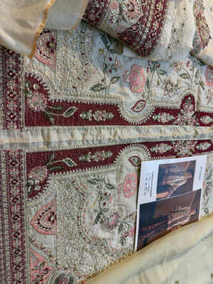 Ethnic ivory red wedding edition