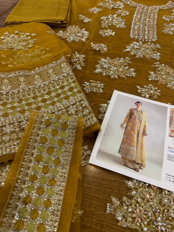 Hussain Rehar mustard wedding edition