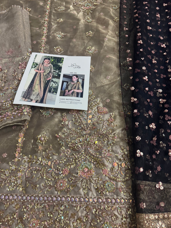 Haris shakeel golden bridal wedding edition