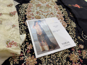 Saira Shakira black multi wedding edition