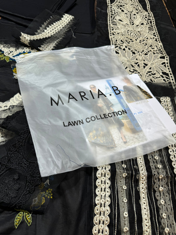 Maria B black lawn collection