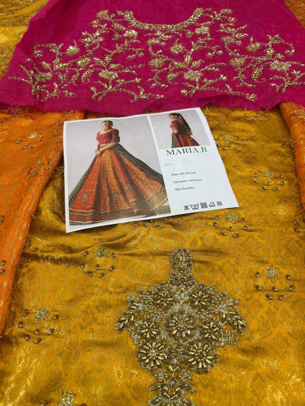 Maria B multi edition chiffon wedding collection