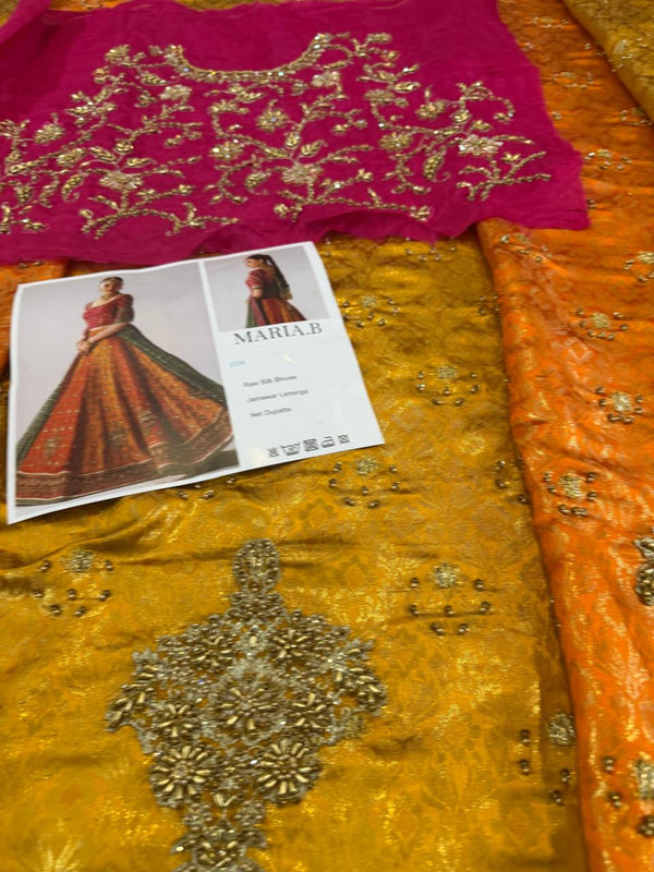 Maria B multi edition chiffon wedding collection