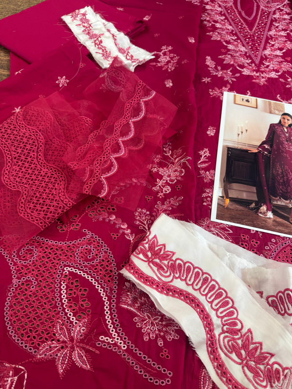 Qalamqar red lawn 2025