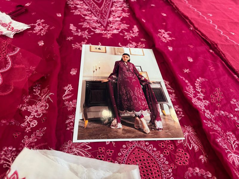 Qalamqar red lawn 2025