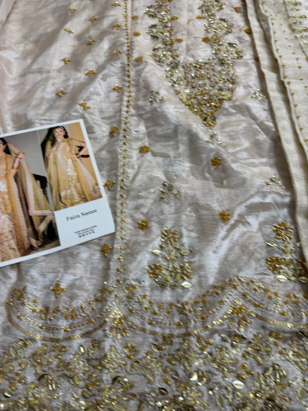 Faiza samee golden bridal wedding edition
