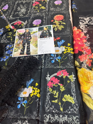 Maria b mprint black multi 2025