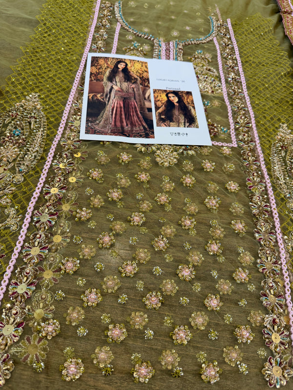 Hsy pink olive wedding edition