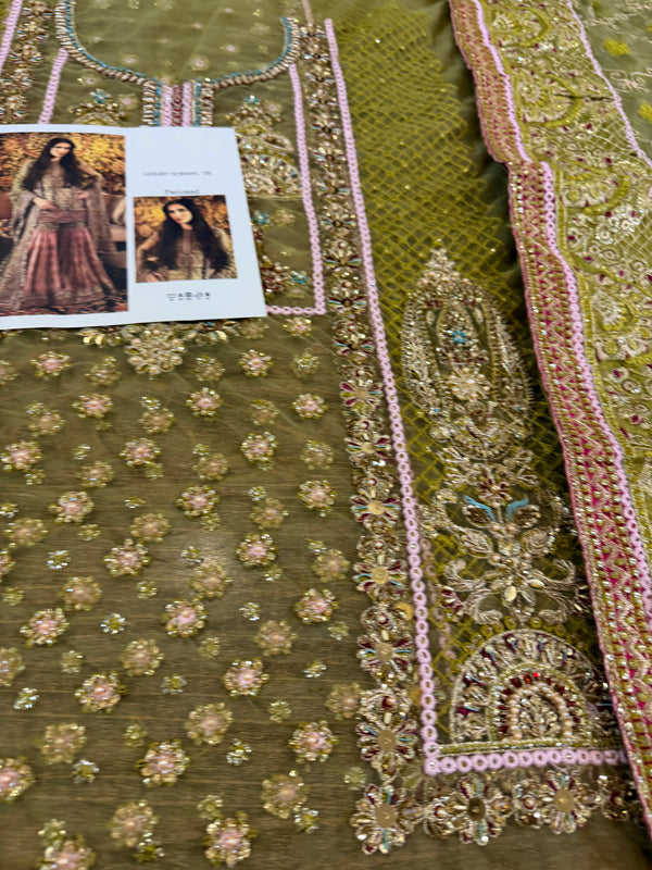 Hsy pink olive wedding edition