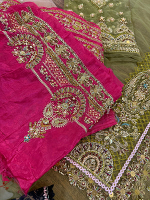 Hsy pink olive wedding edition