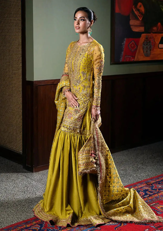 Saira Rizwan chiffon wedding edition
