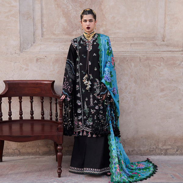 Hussain Rehar black sky lawn 2025