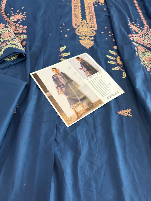 Hussain rehar blue lawn 2026