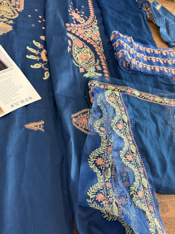 Hussain rehar blue lawn 2026