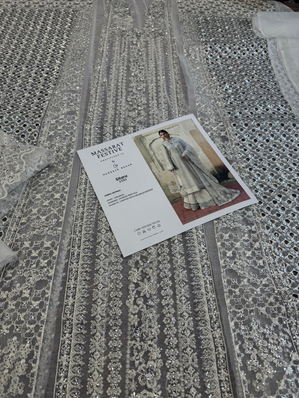 Hussain Rehar white wedding edition