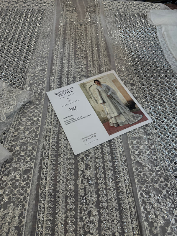 Hussain Rehar white wedding edition