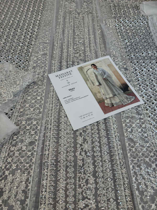 Hussain Rehar white wedding edition