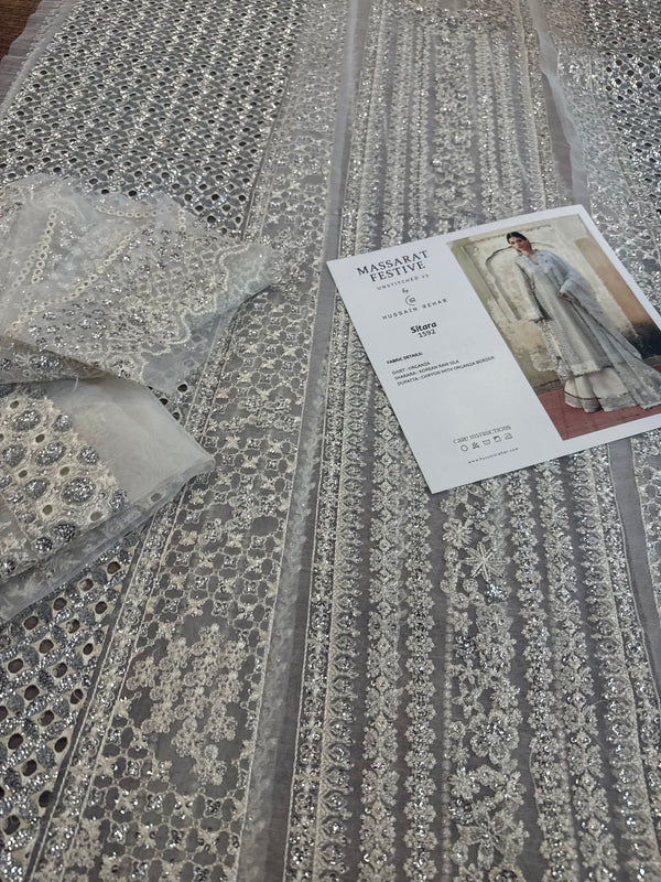 Hussain Rehar white wedding edition