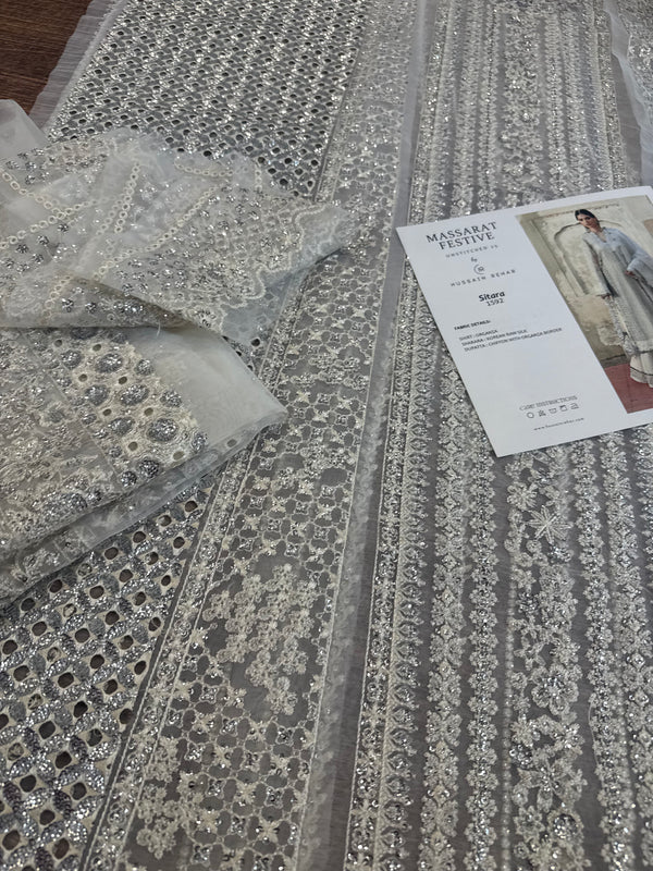 Hussain Rehar white wedding edition