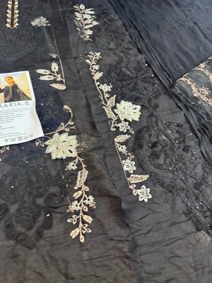 Maria B black premium lawn 2025