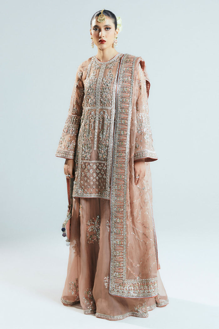 Hussian rehar peach wedding edition