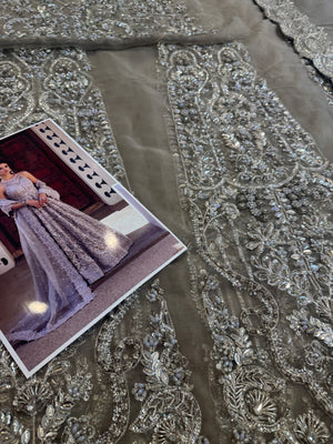 kanwal malik grey wedding edition