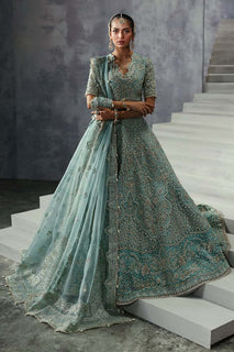 Afrozeh sky bridal chiffon edition