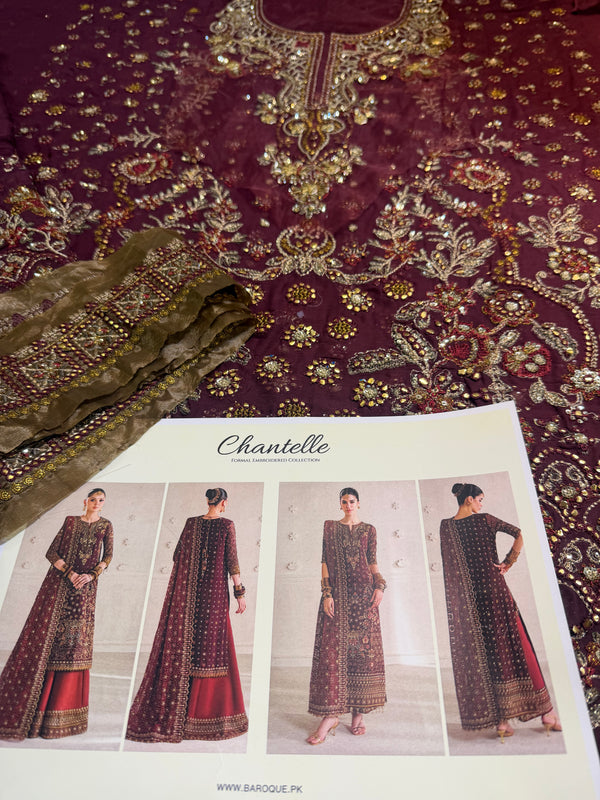 Baroque chantle rust wedding edition