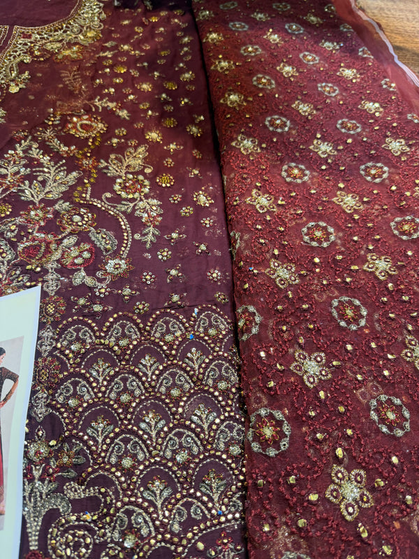 Baroque chantle rust wedding edition