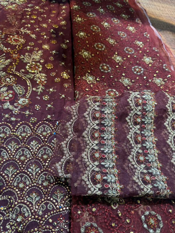 Baroque chantle rust wedding edition