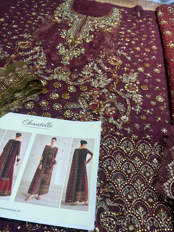 Baroque chantle rust wedding edition