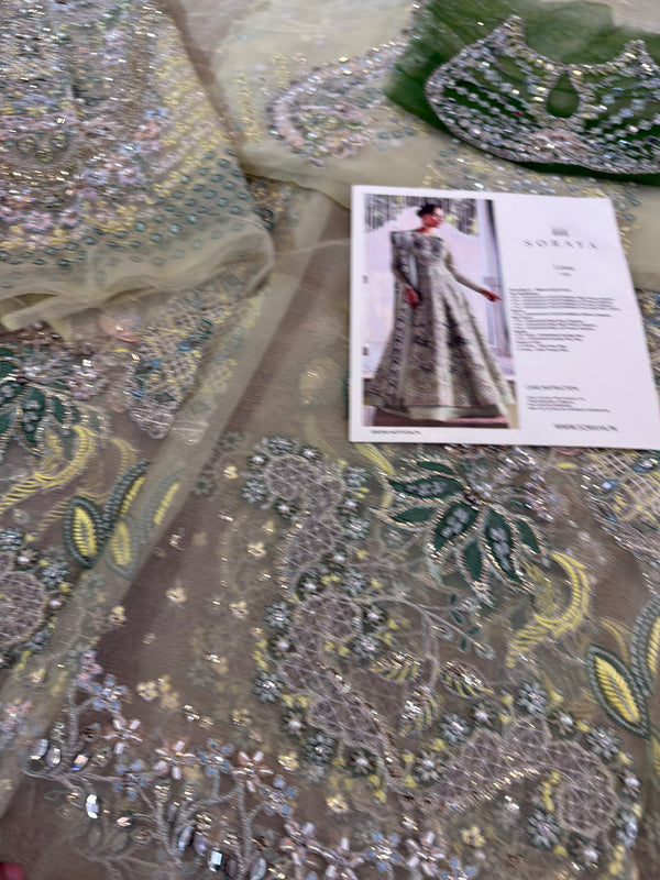 Soraya apple green wedding edition