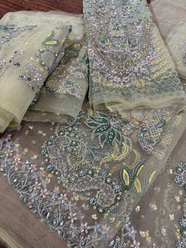 Soraya apple green wedding edition