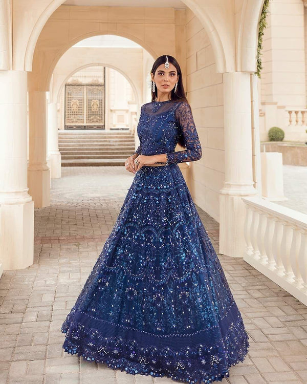 Reign blue bridal maxy collection
