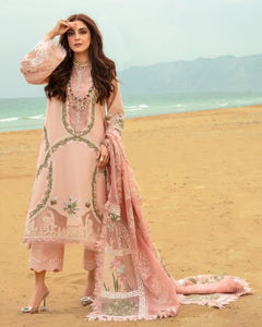 saira shakira peach lawn 2024